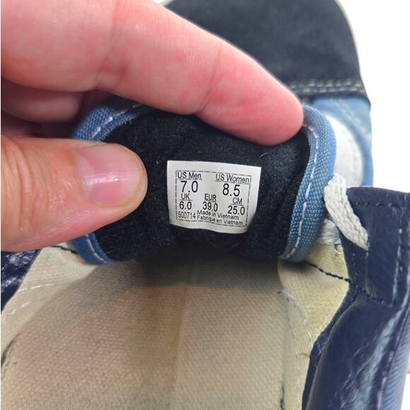 Vans | Blue Old Skool Lace Ups | Size M-7 W-8.5 - Picture 5 of 6